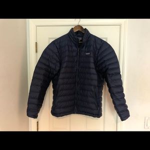 Patagonia Light Puffer Jacket (Navy Blue/Sz L)